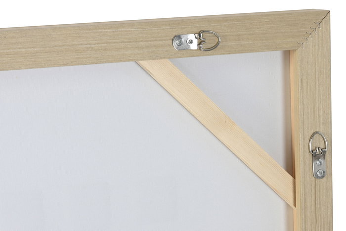 DKD Home Decor Cuadro Beige 4 x 100 x 100 cm (2 Unidades)