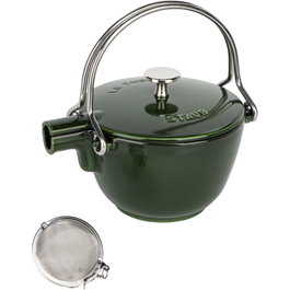 Staub Tetera Redonda de Hierro Fundido Verde 1,15 L