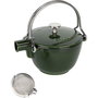 Staub Tetera Redonda de Hierro Fundido Verde 1,15 L