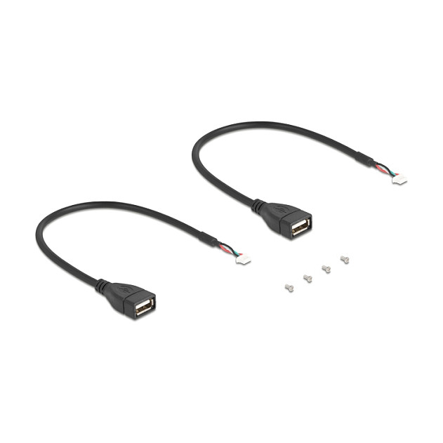 DeLOCK Adaptador Mini PCIe a 2 x USB 2.0 Tipo-A 30 cm 64346
