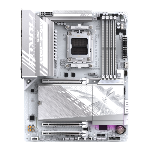 Gigabyte Placa Base B850 AORUS ELITE WIFI7 ICE para AMD Ryzen Serie 9000, DDR5, PCIe 5.0, Wi-Fi 7