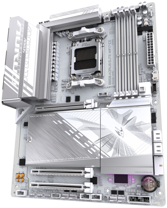 Gigabyte B850 AORUS ELITE WIFI7 ICE, Socket AM5, DDR5 Gigabyte B850 AORUS ELITE WIFI7 ICE, Socket AM5, DDR5