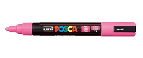 Posca Rotulador PC-5M Rosa Punta Bala 1,8-2,5 mm