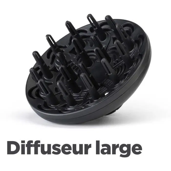 Babyliss Secador de Pelo Power Dry D563DE - 2100W - Motor DC - Secador Profesional con Difusor y Concentrador