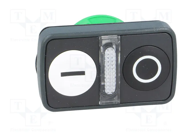 Schneider Electric Interruptor Doble Harmony XB5 22mm Blanco/Negro Schneider Electric Interruptor Doble Harmony XB5 22mm Blanco/Negro