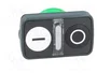 Schneider Electric Interruptor Doble Harmony XB5 22mm Blanco/Negro