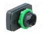 Schneider Electric Interruptor Doble Harmony XB5 22mm Blanco/Negro