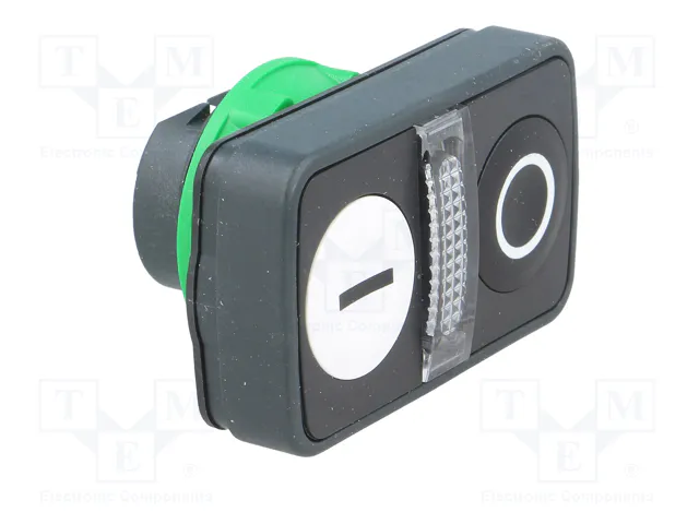 Schneider Electric Interruptor Doble Harmony XB5 22mm Blanco/Negro Schneider Electric Interruptor Doble Harmony XB5 22mm Blanco/Negro
