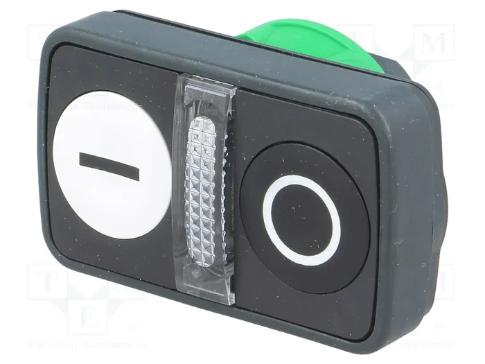 Schneider Electric Interruptor Doble Harmony XB5 22mm Blanco/Negro Schneider Electric Interruptor Doble Harmony XB5 22mm Blanco/Negro