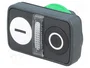 Schneider Electric Interruptor Doble Harmony XB5 22mm Blanco/Negro