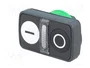 Schneider Electric Interruptor Doble Harmony XB5 22mm Blanco/Negro