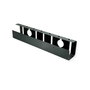 ROLINE 17.03.1303 Kabelmanager Organizador de Cables para Escritorio, Metal, Negro