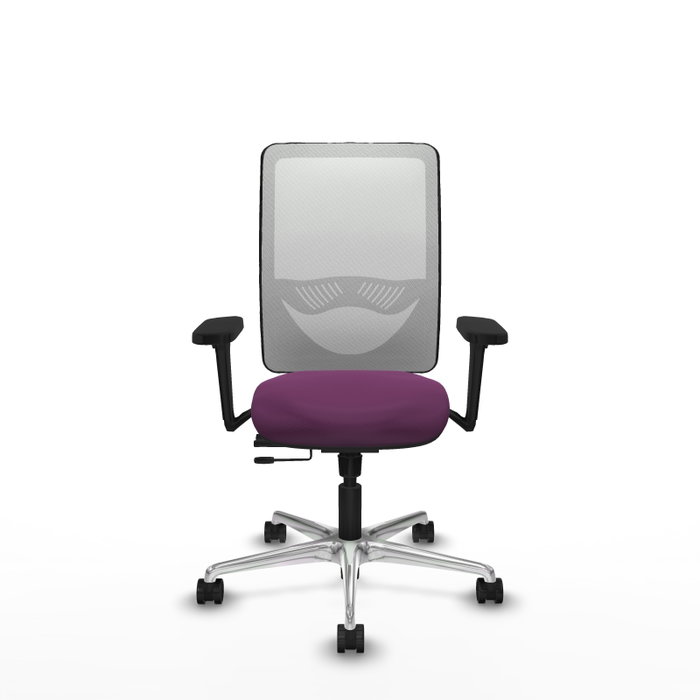 PIQUERAS Y CRESPO Silla de oficina Zulema Morado y Blanco PIQUERAS Y CRESPO Silla de oficina Zulema Morado y Blanco