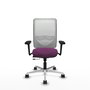 PIQUERAS Y CRESPO Silla de oficina Zulema Morado y Blanco