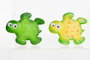 DKD Home Decor Set de 6 Antideslizantes Tortuga 11,5x1x10 cm