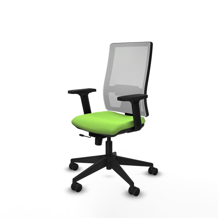 PIQUERAS Y CRESPO Silla de oficina Horna con mecanismo Sincro/Traslack, Pistacho y Blanco PIQUERAS Y CRESPO Silla de oficina Horna con mecanismo Sincro/Traslack, Pistacho y Blanco