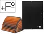 Liderpapel Carpeta Clasificadora Fuelle Folio Prolongado Cartón Forrado 12 Departamentos Negro