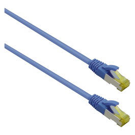 Helos Patchkabel Cat.6a Superflex GHMT AWG 27/7 Azul 7,5m