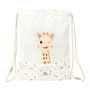 Safta Saco Plano Junior Sophie la Girafe Honey 26x34x1 cm