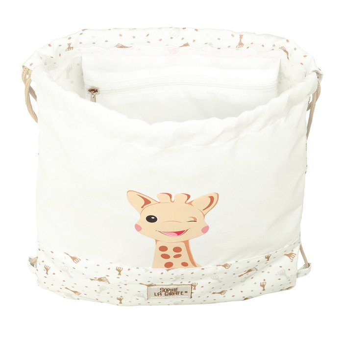 Safta Saco Plano Junior Sophie la Girafe Honey 26x34x1 cm
