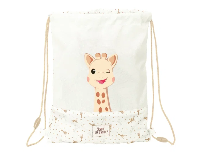 Safta Saco Plano Junior Sophie la Girafe Honey 26x34x1 cm