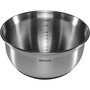 Brabantia Juego de Cuencos para Mezclar de Acero Inoxidable, Negro Mate, 1 l, 1,6 l y 3 l