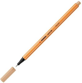 STABILO POINT 88 Beige Nº13, pack de 10 rotuladores de punta de fibra de 0,4 mm
