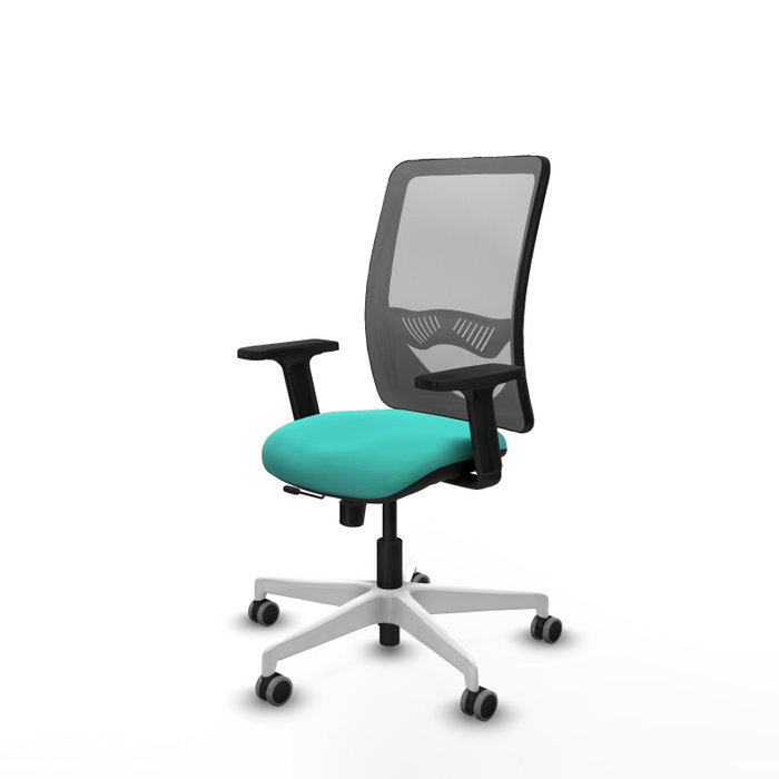 PIQUERAS Y CRESPO Silla de oficina Zulema Turquesa y Gris PIQUERAS Y CRESPO Silla de oficina Zulema Turquesa y Gris