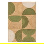 Alfombra Natural-Verde Yute Decoración 200 X 290 cm