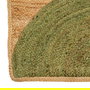 Alfombra Natural-Verde Yute Decoración 200 X 290 cm