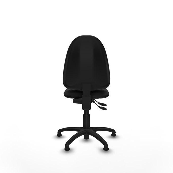 PIQUERAS Y CRESPO Silla de oficina Aýna con mecanismo de contacto permanente, sin brazos, color Negro PIQUERAS Y CRESPO Silla de oficina Aýna con mecanismo de contacto permanente, sin brazos, color Negro