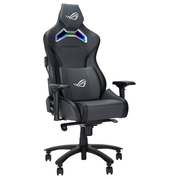 ASUS ROG Chariot X Gaming-Stuhl Gris con Iluminación Aura RGB ASUS ROG Chariot X Gaming-Stuhl Gris con Iluminación Aura RGB