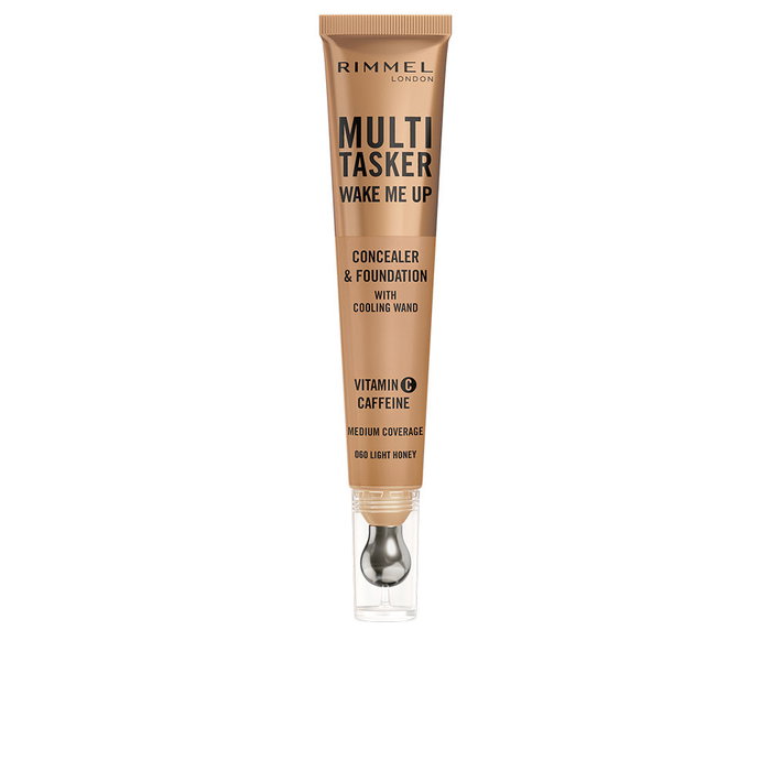 Rimmel London MULTITASKER WAKE ME UP Corrector y Base de Maquillaje Light Honey 20 ml Rimmel London MULTITASKER WAKE ME UP Corrector y Base de Maquillaje Light Honey 20 ml
