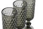 DKD Home Decor Copa Basicos Gris Cristal 7 x 20 x 7 cm Set de 6 piezas 150ml