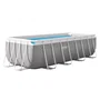 Intex Piscina Prism Frame Rectangular 400x200x122cm con Bomba de Filtro
