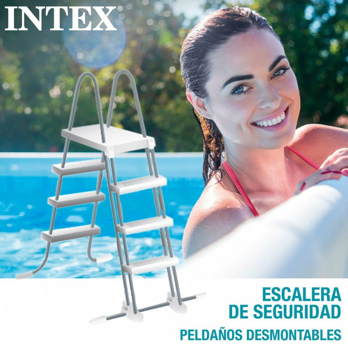 Intex Piscina Prism Frame Rectangular 400x200x122cm con Bomba de Filtro Intex Piscina Prism Frame Rectangular 400x200x122cm con Bomba de Filtro