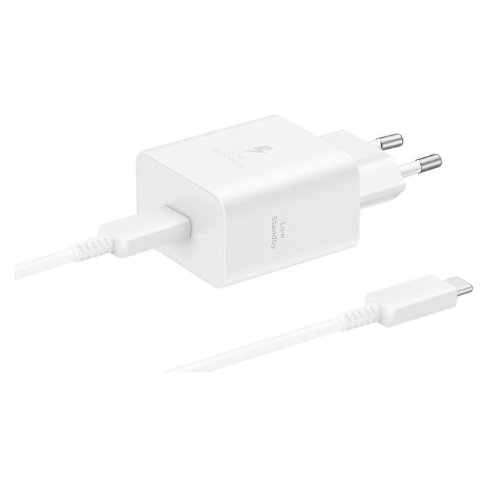 Samsung Cargador EP-T4511XWEGEU 45W USB Tipo C Blanco Samsung Cargador EP-T4511XWEGEU 45W USB Tipo C Blanco