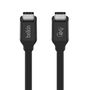 Belkin INZ001bt0.8MBK Cable USB4 Gen 3x2 USB-C a USB-C, 0.8 m, Negro