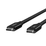 Belkin INZ001bt0.8MBK Cable USB4 Gen 3x2 USB-C a USB-C de 0.8 m - 100W Power Delivery, 40 Gbps, Negro