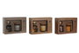 DKD Home Decor Set de Ambientador Mikado de Cristal y Vela Tropical