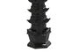 DKD Home Decor Pagoda Decoración Oriental Negro Resina 9 x 41 x 9 cm