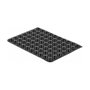 DeLOCK 18308 Protectores de suelo redondos autoadhesivos, 70 piezas, Negro