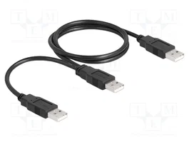 DeLOCK Cable USB 2.0 Tipo-A a 2 x Tipo-A 70 cm