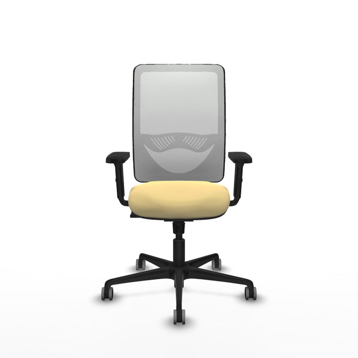 PIQUERAS Y CRESPO Silla de oficina Zulema con mecanismo Sincro, Crema y Blanco PIQUERAS Y CRESPO Silla de oficina Zulema con mecanismo Sincro, Crema y Blanco