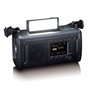 Lenco PDR-055 Radio de Emergencia Negra