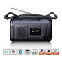 Lenco PDR-055 Radio de Emergencia Negra