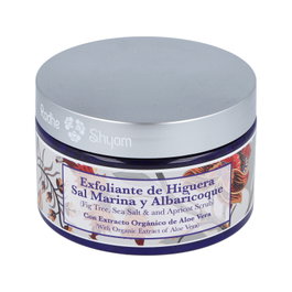 RADHE SHYAM Exfoliante de Higuera, Sal Marina y Albaricoque 300g