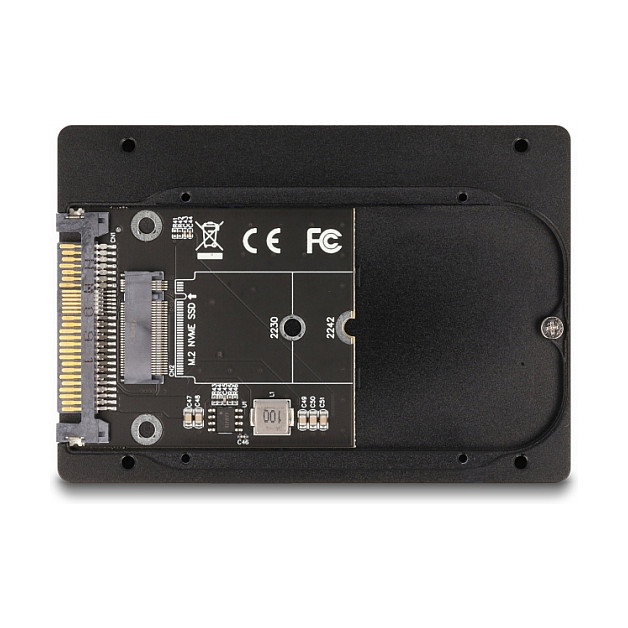 DeLOCK Convertidor U.2 SFF-8639 a M.2 NVMe Key M - 7 mm de altura
