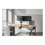 Neomounts Brazo de Monitor para Escritorio DS60-425BL2 - Soporte VESA 100x100/75x75 mm para Pantallas de 17 a 27 Pulgadas, Hasta 8 kg, Ajustable en Altura, Giro 360°, Negro