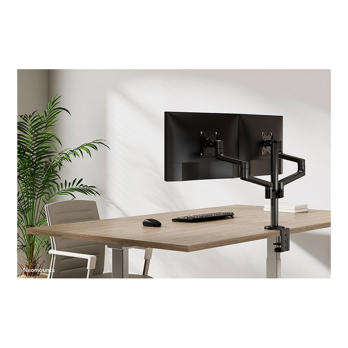 Neomounts Brazo de Monitor para Escritorio DS60-425BL2 - Soporte VESA 100x100/75x75 mm para Pantallas de 17 a 27 Pulgadas, Hasta 8 kg, Ajustable en Altura, Giro 360°, Negro Neomounts Brazo de Monitor para Escritorio DS60-425BL2 - Soporte VESA 100x100/75x75 mm para Pantallas de 17 a 27 Pulgadas, Hasta 8 kg, Ajustable en Altura, Giro 360°, Negro